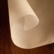 Wax Paper on Wood Table
