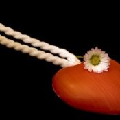 Making Soap on a Rope, Heart Shaped Soap on a Rope