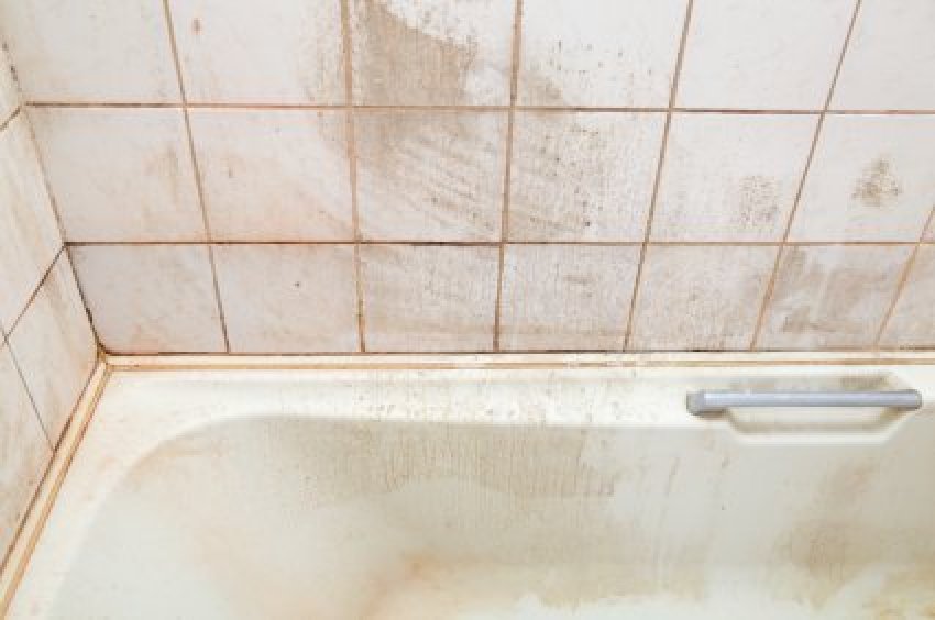 Cleaning Mold In The Bathtub Thriftyfun, How To Remove Bathtub Mat Stains