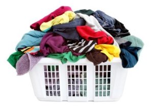 Laundry Tips and Tricks, Dirty Laundry in a White Basket
