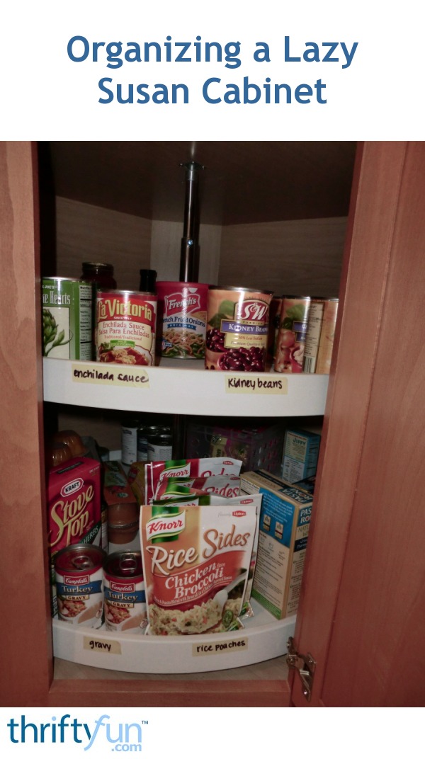 Organizing a Lazy Susan Cabinet | ThriftyFun