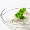 Ranch dressing using dry mix.