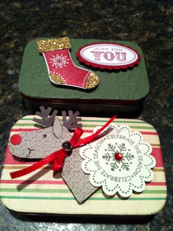 Holiday Themed Gift Card Boxes
