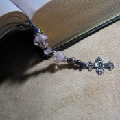 Beaded bookmark.