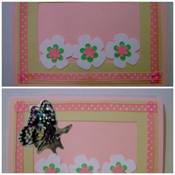 Add the flowers and the butterfly