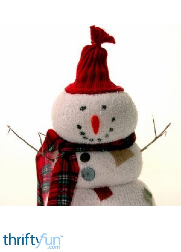 Making a Sock Snowman ThriftyFun