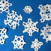 Easy Way to Make Paper Snowflakes - Friday Fun, for kids - Aunt