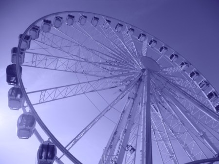 View from Below of Brighton Wheel