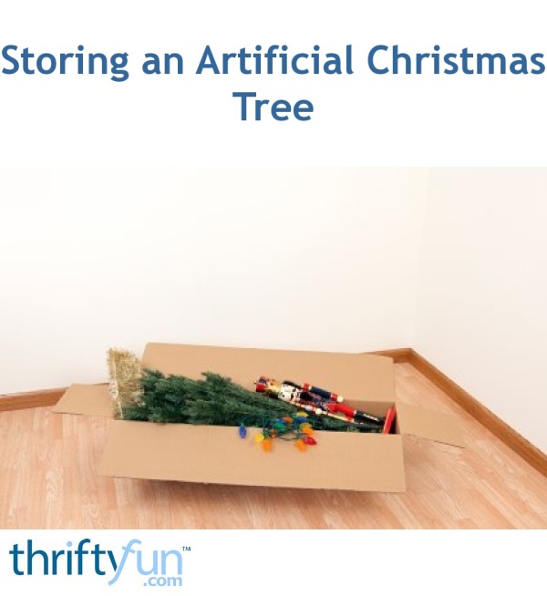 Storing an Artificial Christmas Tree | My Frugal Christmas