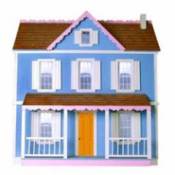 Photo of a dollhouse.