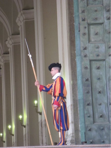 Swiss Guard at Vatican in Rome