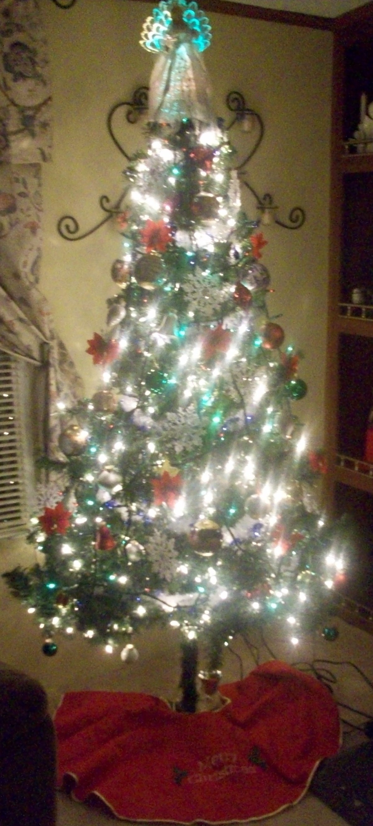 Add Colored Lights To Clear Prelit Tree My Frugal Christmas