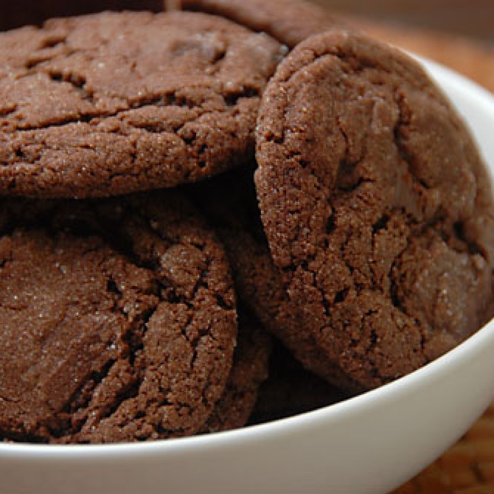 Chocolate cookies made from Cocoa