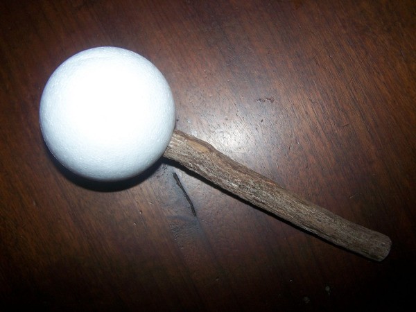 Styrofoam Ball on Stick