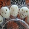 Photo of skull deviled eggs.