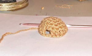 Crochet Hat Ornaments Step 2