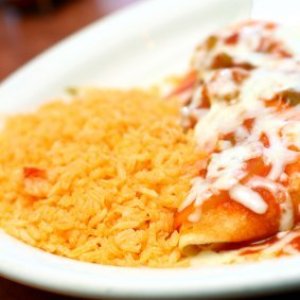 Side of Spanish rice.