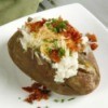 Baked potato with all the fixings.