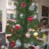 Christmas Tree with Homemade Ornaments