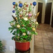 Unique Christmas arrangement