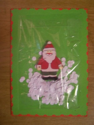 Use the sellotape to seal the top side of the bag.