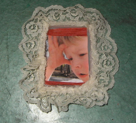 Plastic Lid Photo Ornament