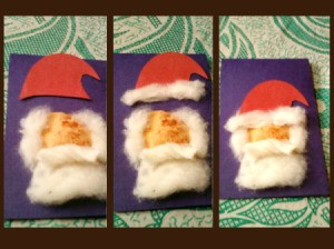 Santa Christmas Card - Adding Hat