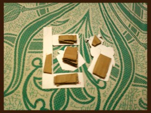 Spotting Santa Christmas Card Step 2