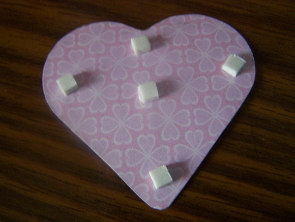 Hugs and Kisses Valentines Card Step 6