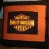 Harley Davidson T-shirt Pillow