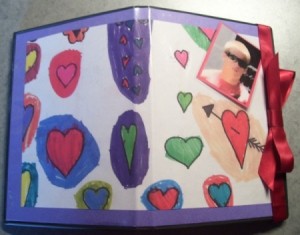 CD Valentine - View of completed back and front.