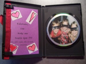 CD Valentine - Inside with message and photo on CD.