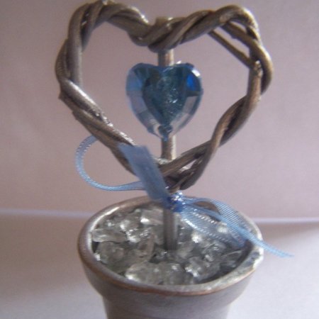 Closeup of finished favor.