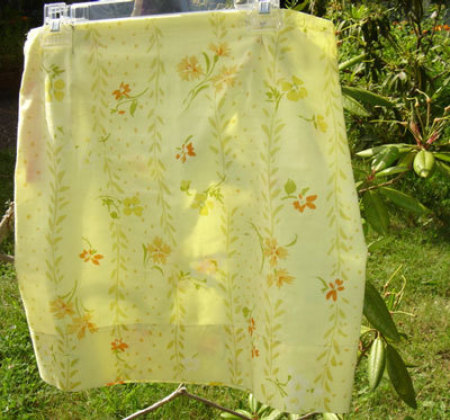 Uses for Pillowcases, Yellow Pillowcase Skirt