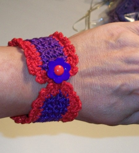 Finished bracelet.