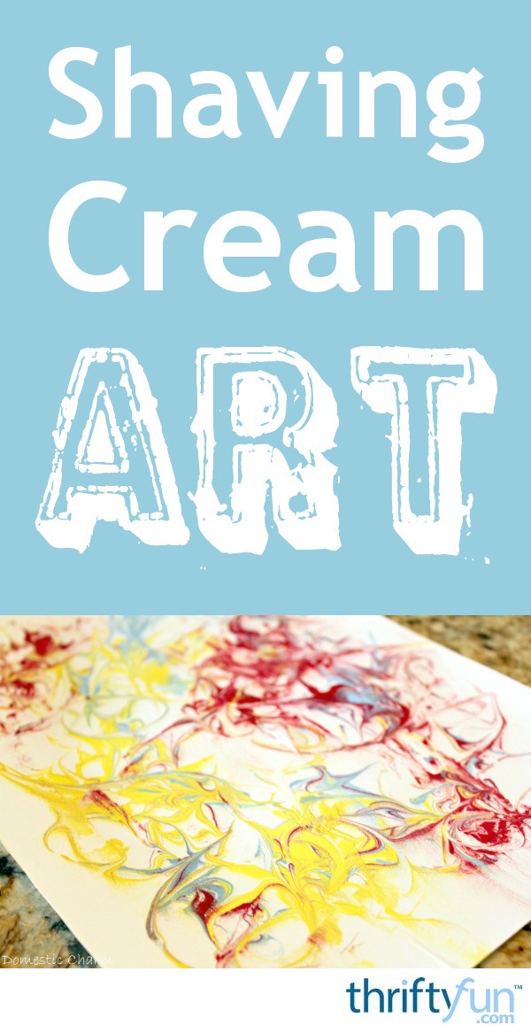 Shaving Cream Art | ThriftyFun