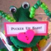 Funny Frog Valentine - Frog with message on heart package.