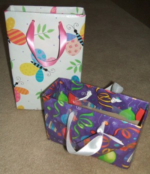 Recycled Box Gift Bags