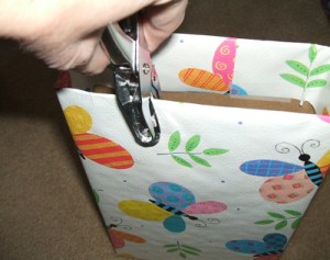 Recycled Box Gift Bag Step 2