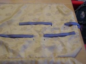 Pipe Cleaner Play Case - Bias tape straps for pipe cleaner storage.