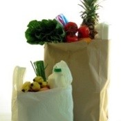 Paper or plastic bag when shopping?