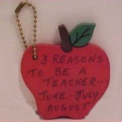 Apple keychain craft