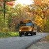 school bus in the country