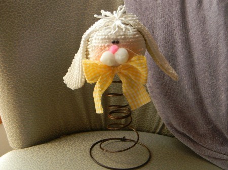 Completed bed spring bunny.