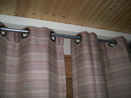 Use Tube Conduit As Curtain-Drape Rod