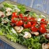 mushroom and tomato salad