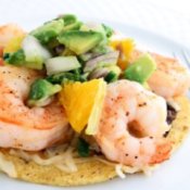 shrimp tostada