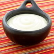 fresh delicious sour cream