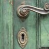 Uses for Old Doors, Photo of an old door nob.