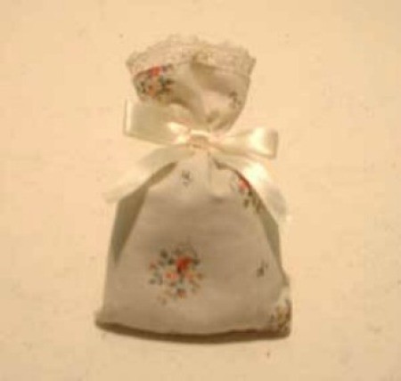 A sachet for holding lavender.